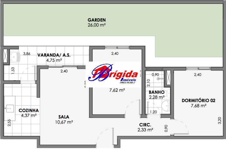 Apartamento à venda com 2 quartos, 73m² - Foto 7